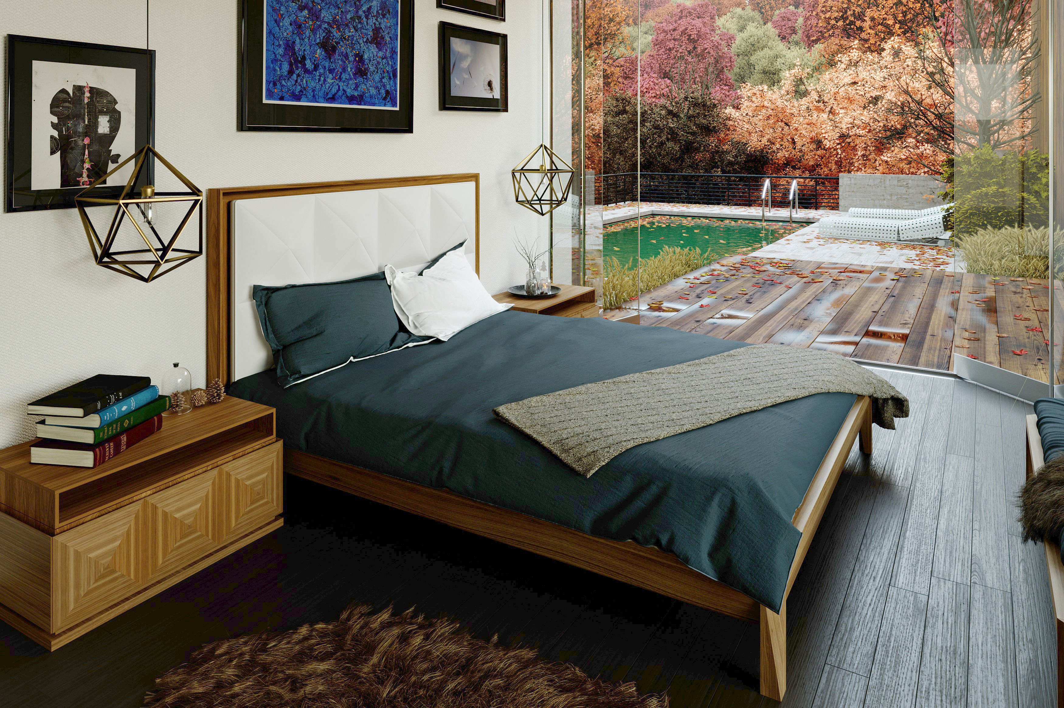 Bedroom For furniture photography 3D model_3