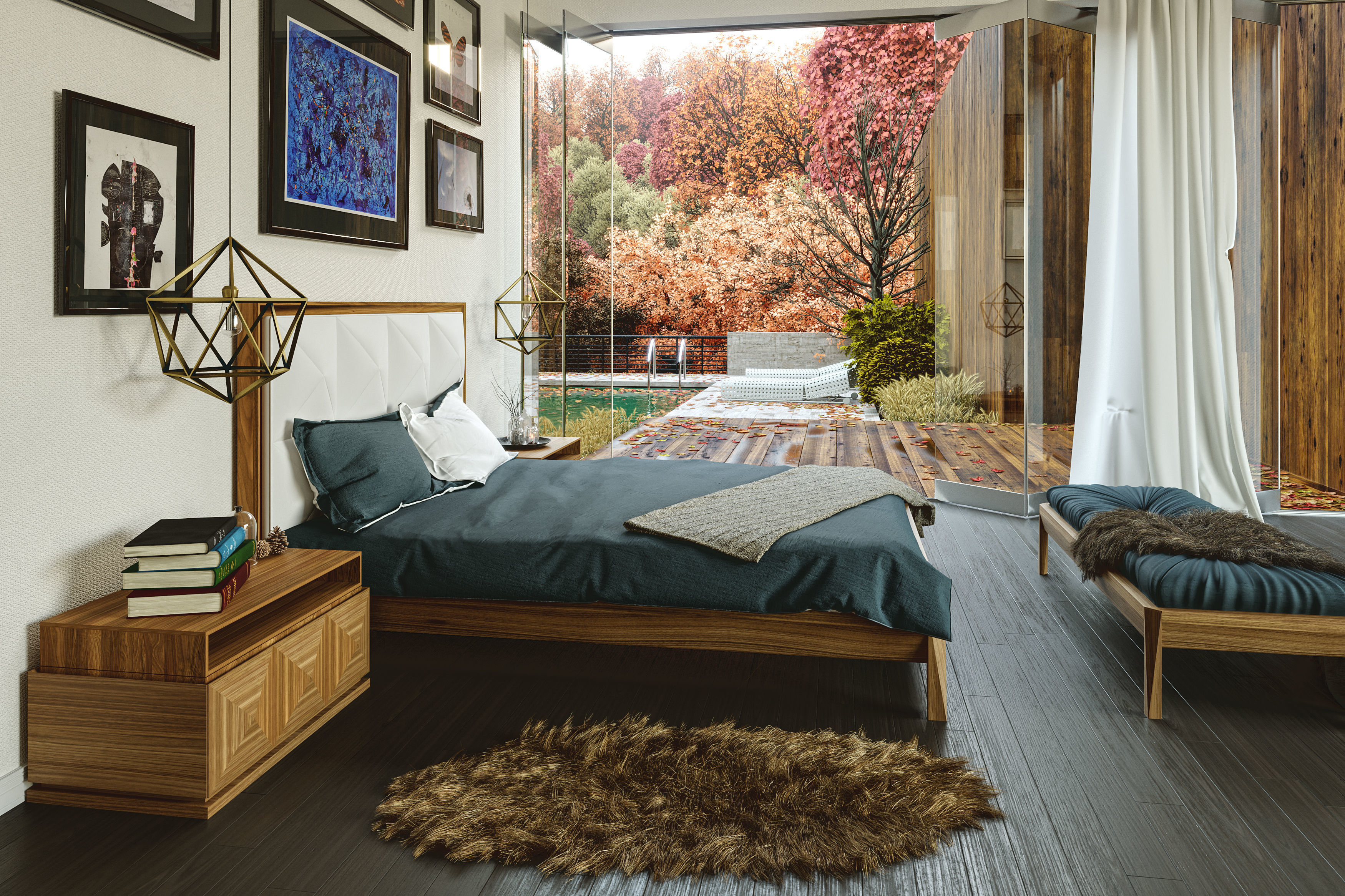 Bedroom For furniture photography 3D model_1