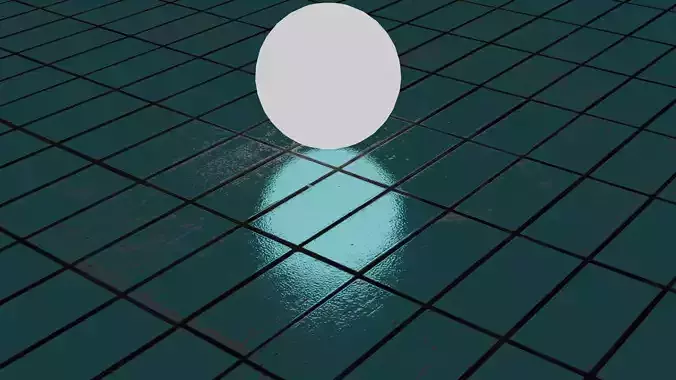 Realistic tile 3D texture