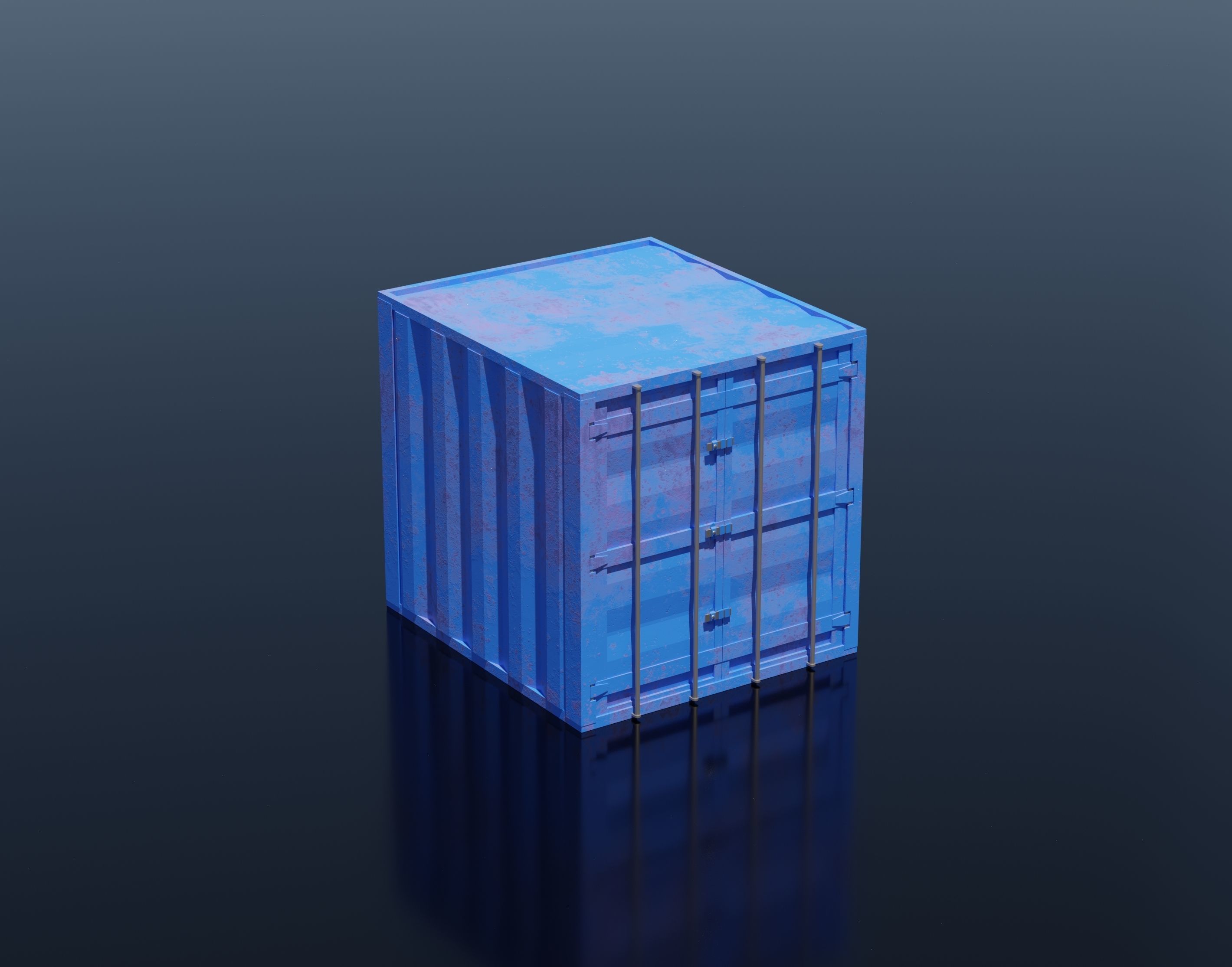 Sea Container PACK 3D model_6
