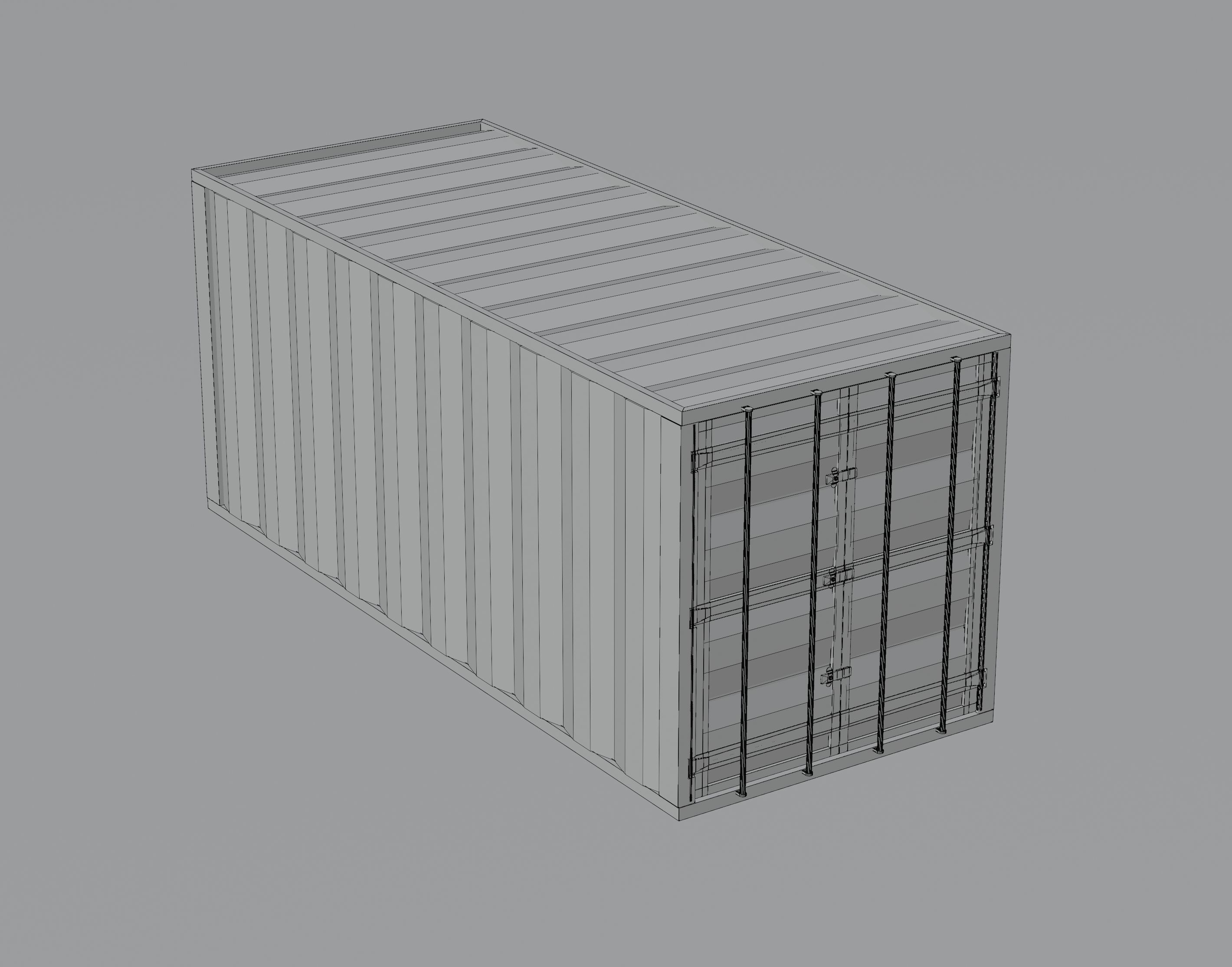 Sea Container PACK 3D model_8
