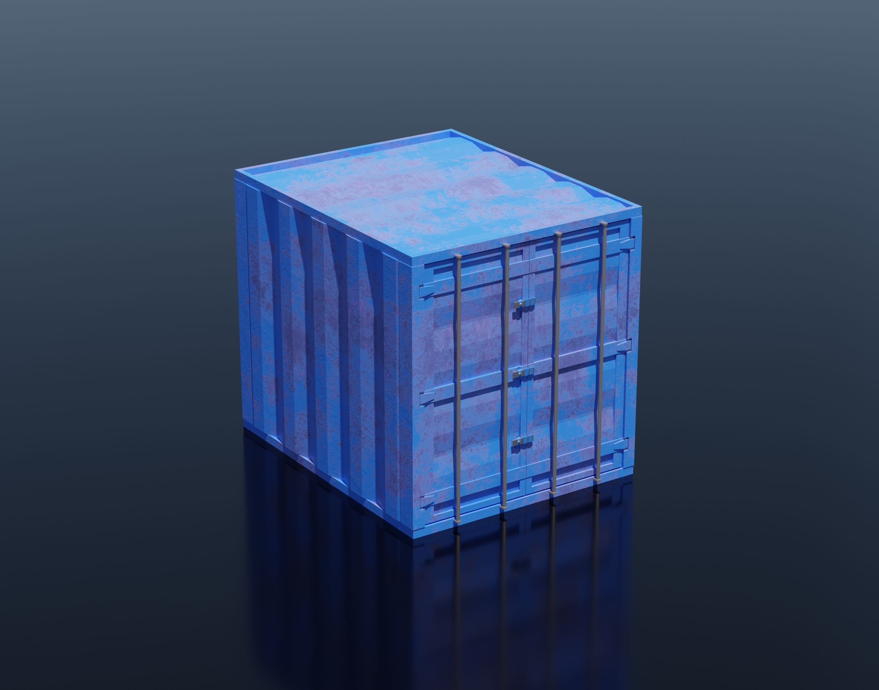 Sea Container PACK 3D model_5