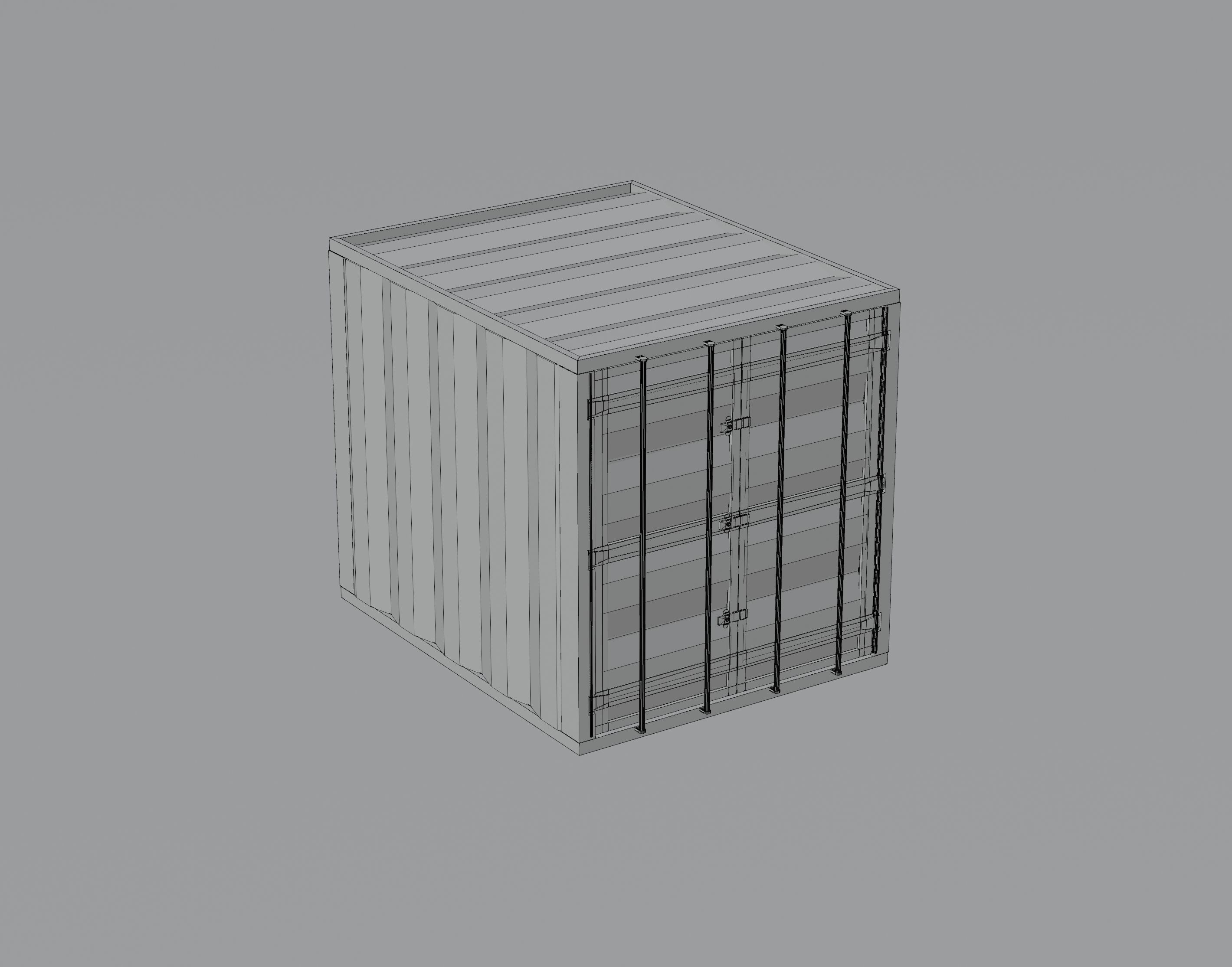 Sea Container PACK 3D model_9