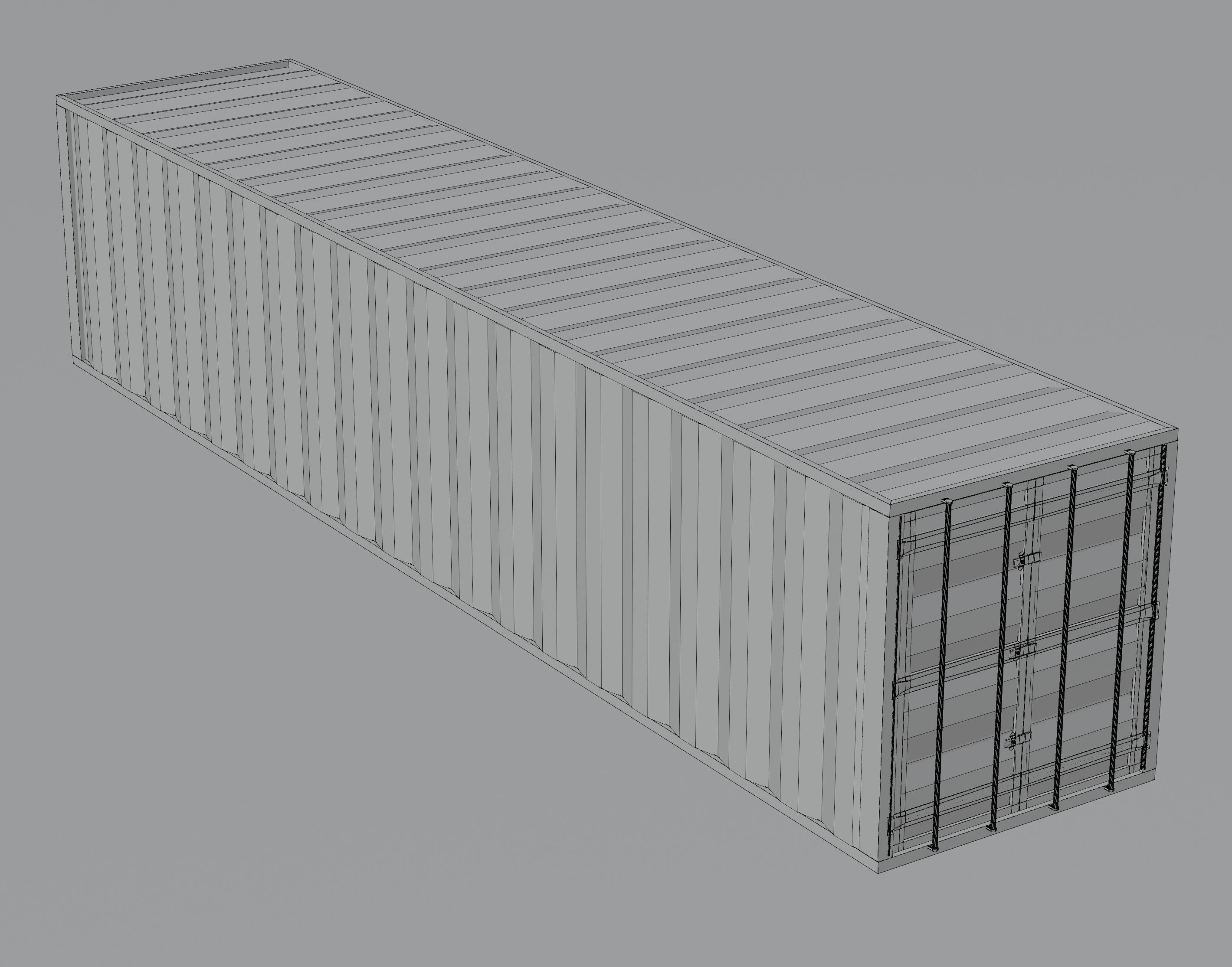 Sea Container PACK 3D model_7