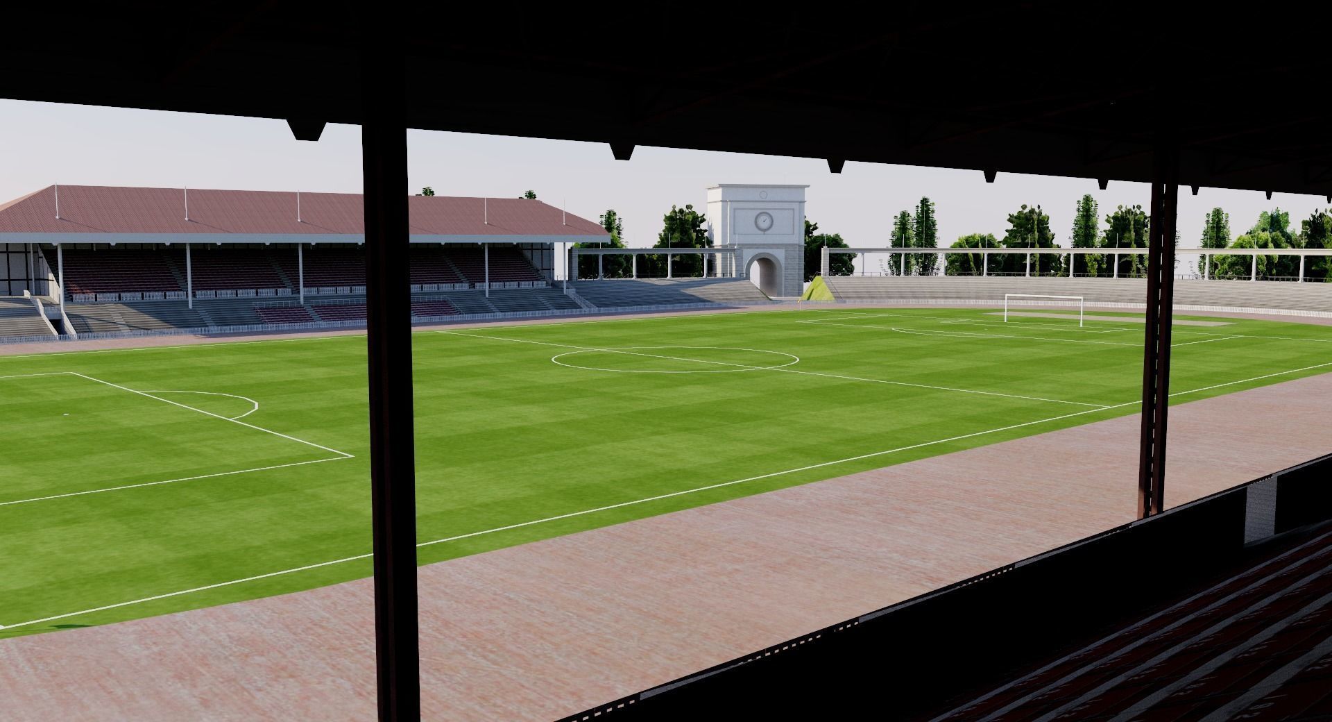 Old Olympisch Stadion - Antwerp Belgium 3D model_6