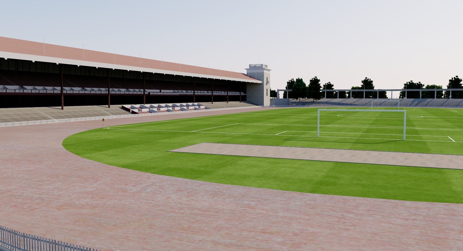 Old Olympisch Stadion - Antwerp Belgium 3D model_3