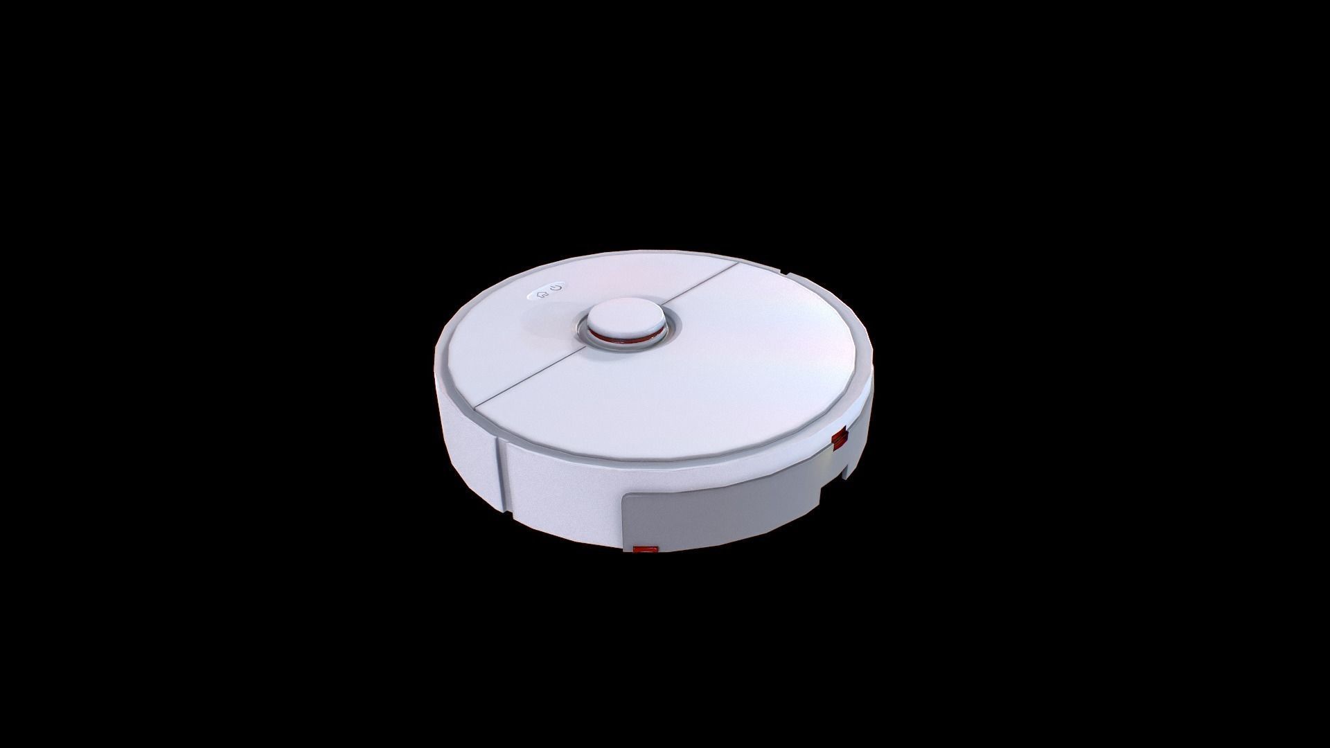 Vacuum Robot - Gest Low-poly 3D model_3