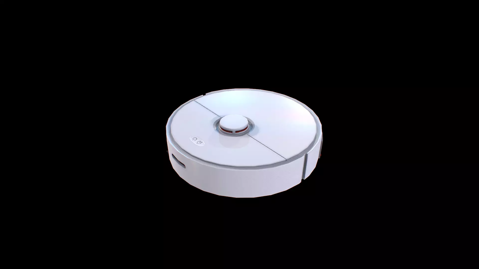 Vacuum Robot - Gest Low-poly 3D model_0