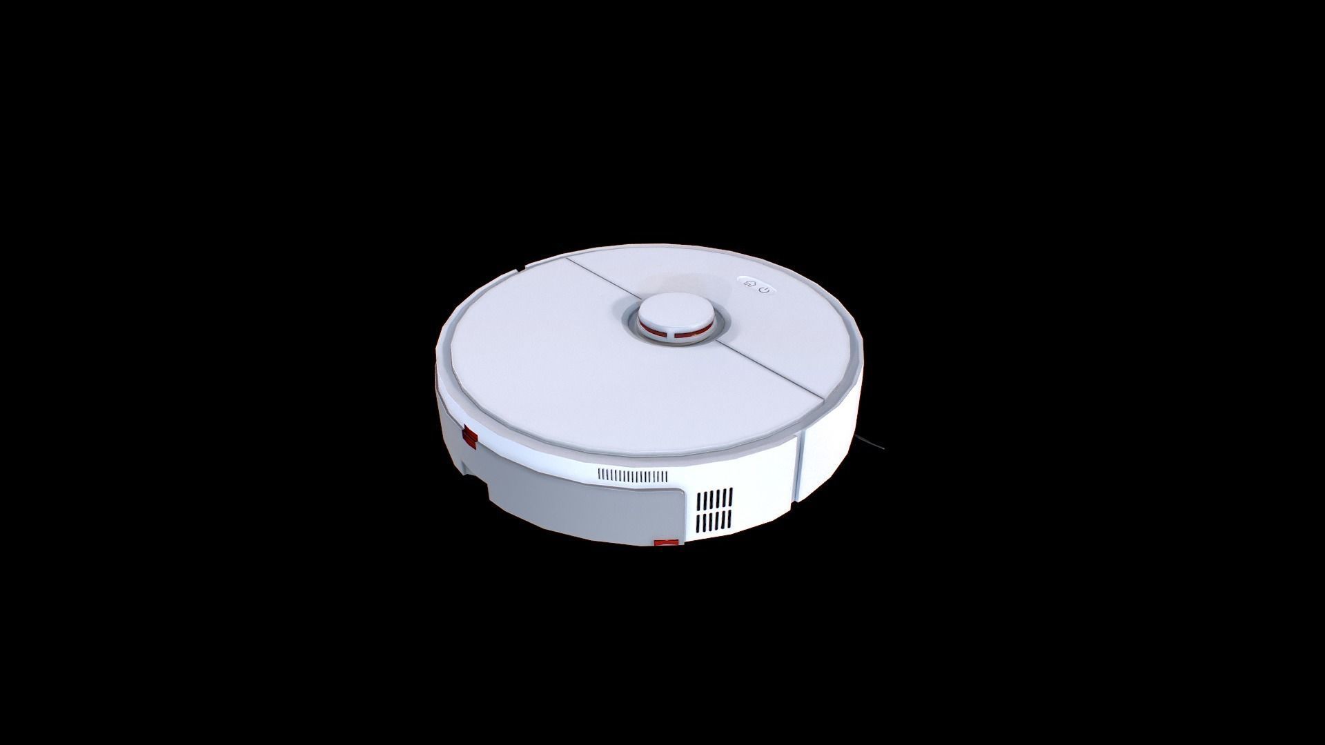 Vacuum Robot - Gest Low-poly 3D model_1