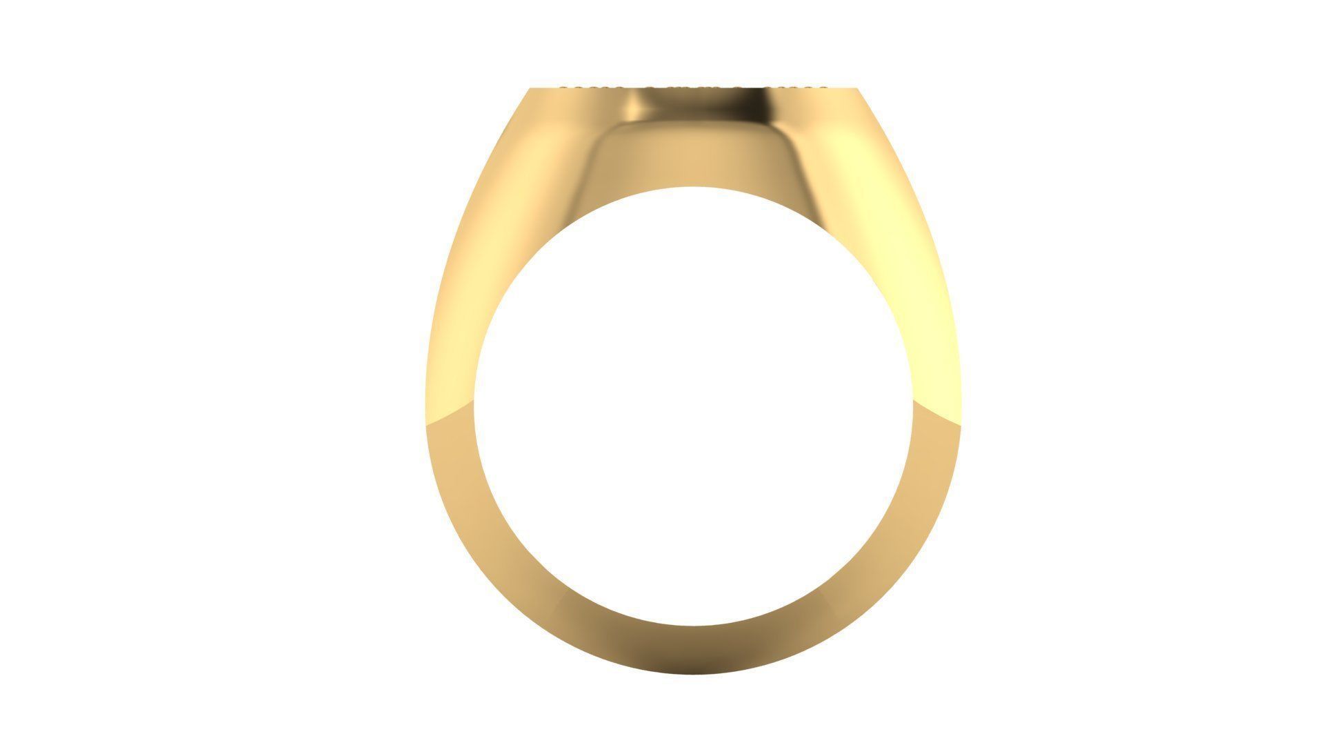 Signet Ring 3D print model_2