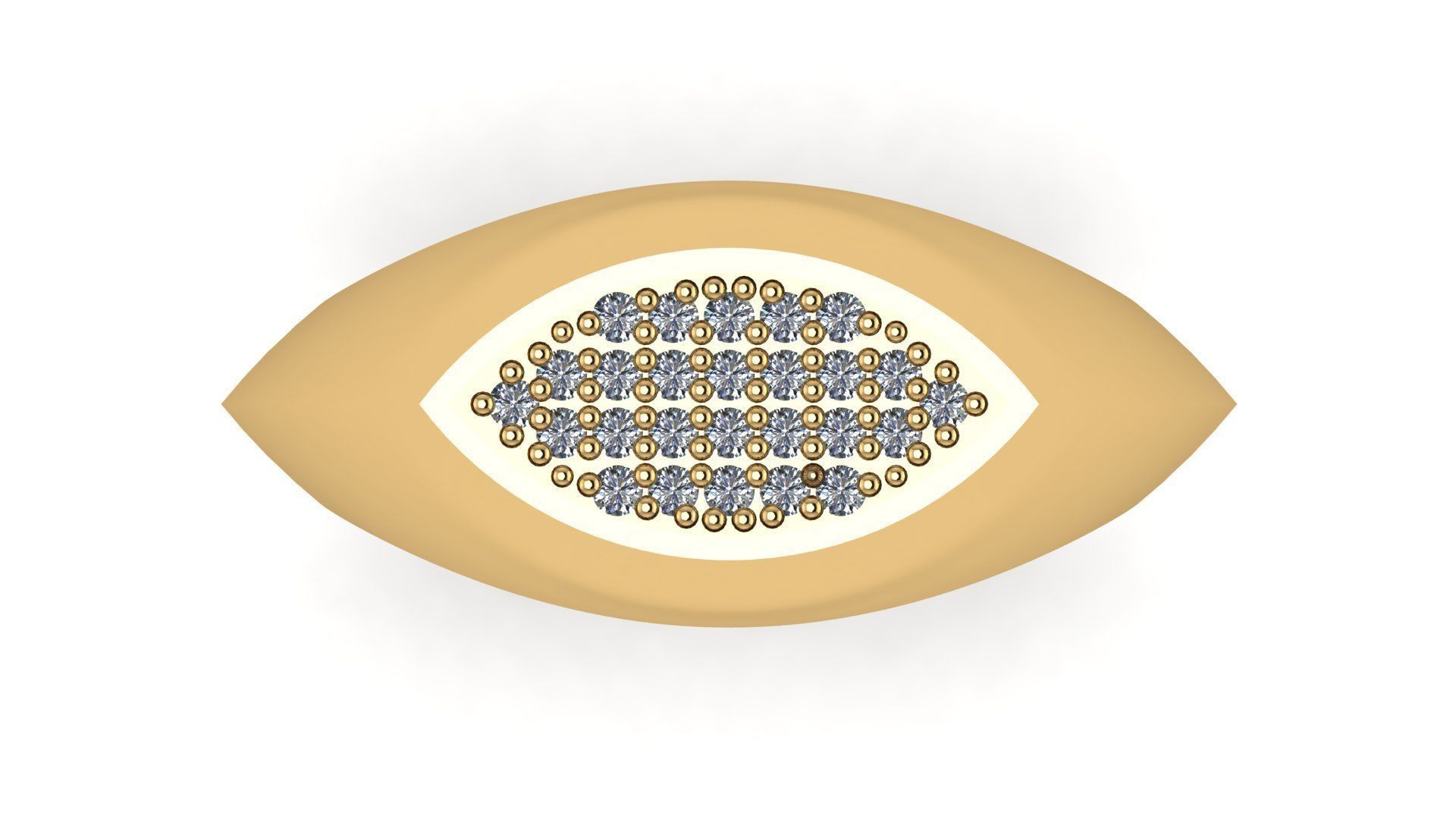 Signet Ring 3D print model_3