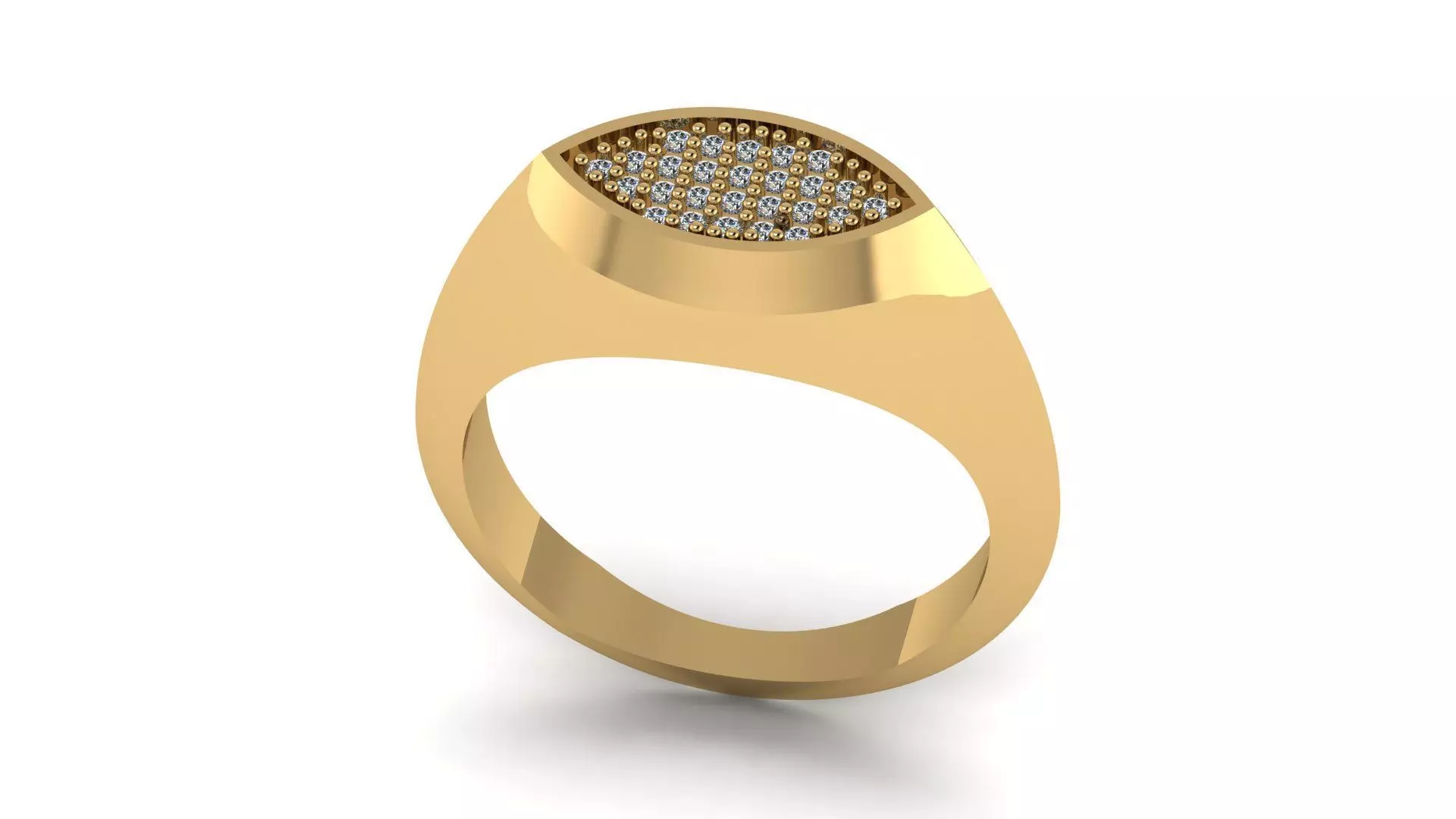 Signet Ring 3D print model_0