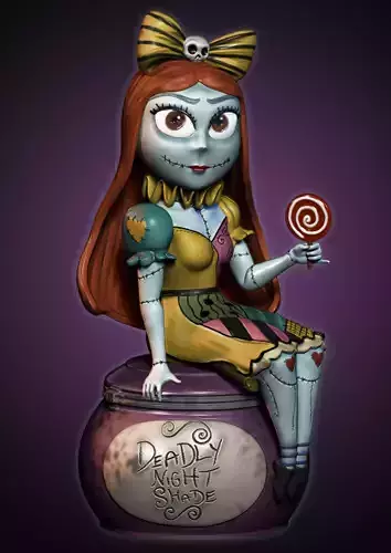 SALLY ESTRANHO MUNDO DE JACK 3D model