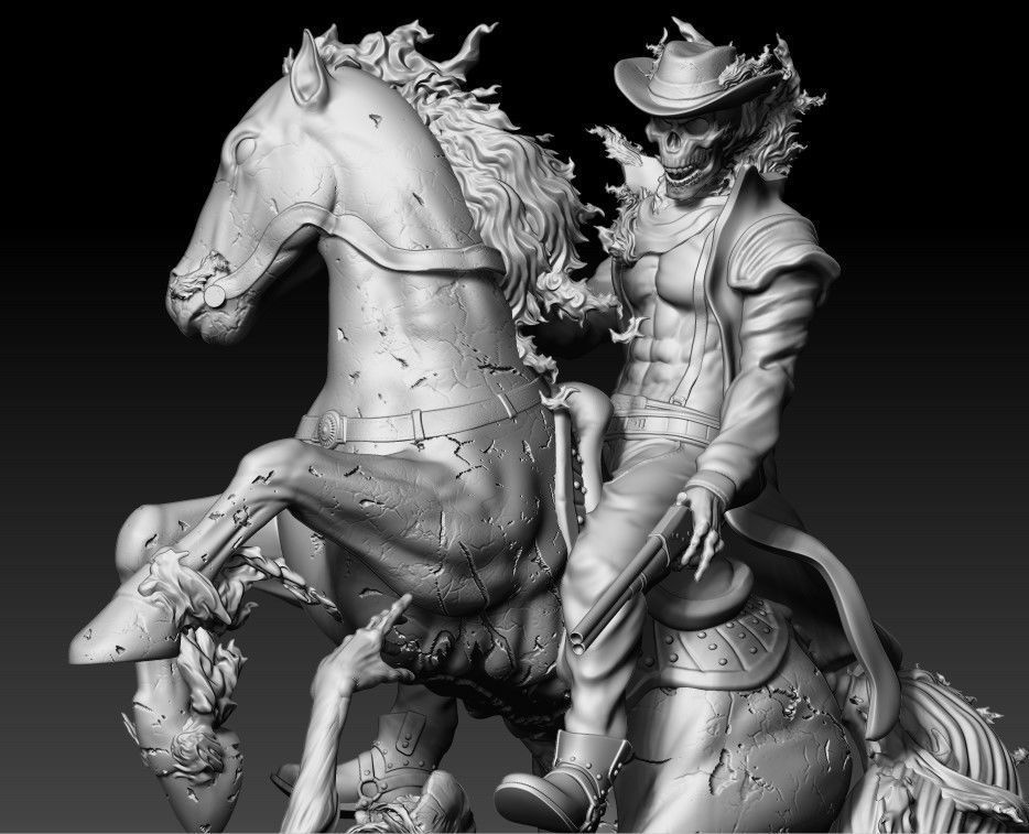 CARTER SLADE GHOST RIDER 3D model_4