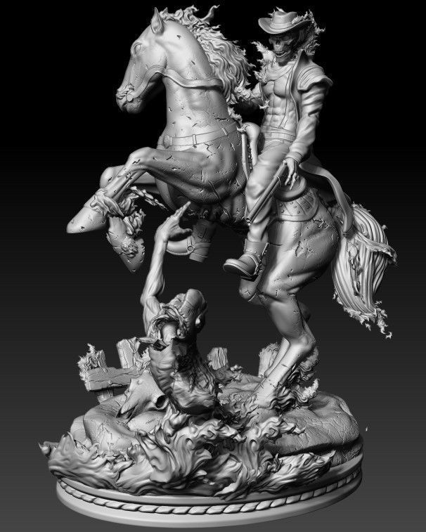 CARTER SLADE GHOST RIDER 3D model_2