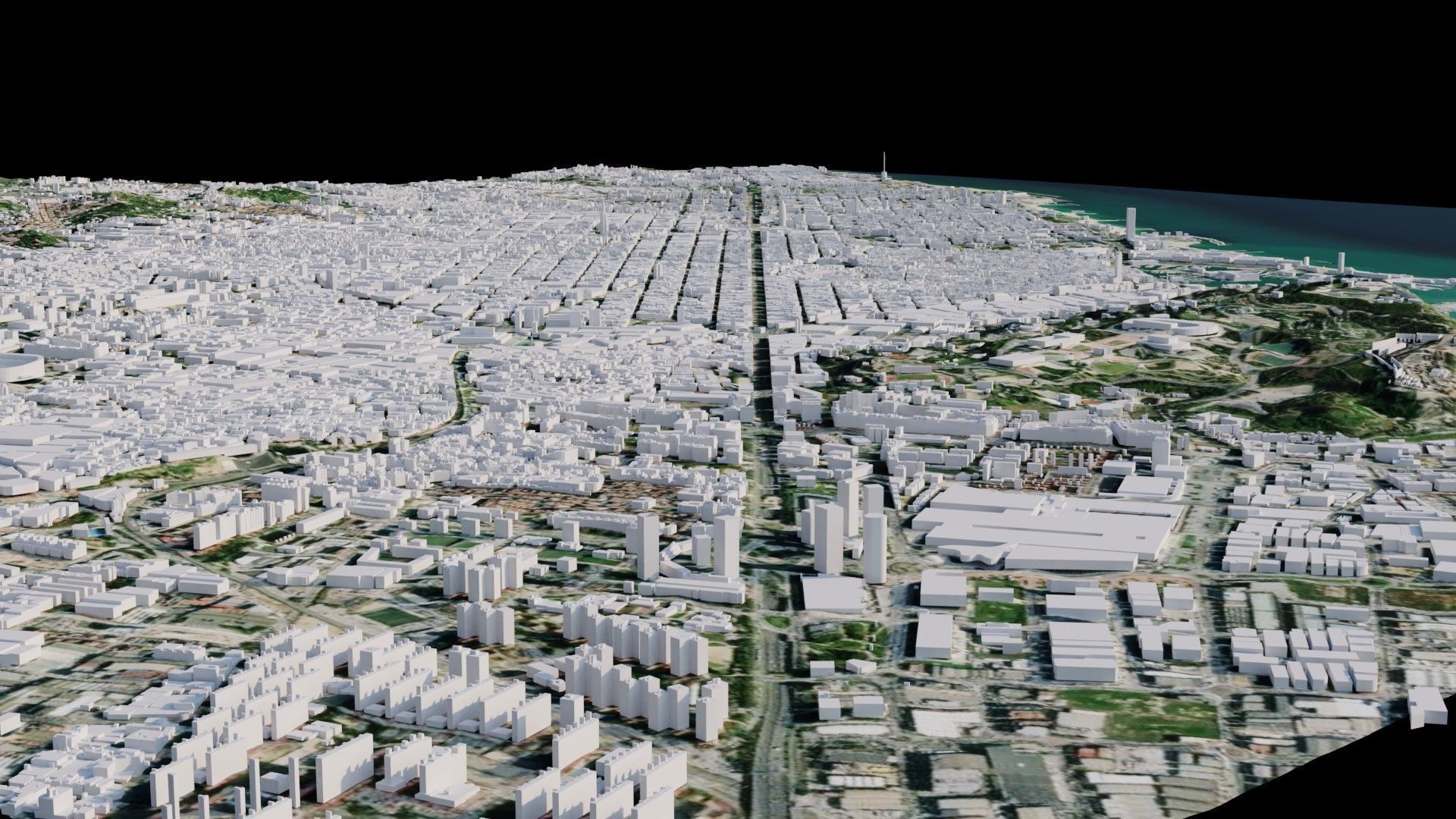 Barcelona - Spain 3D model_1