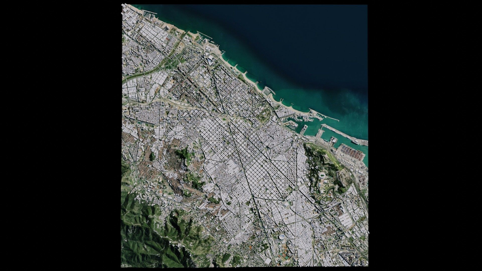 Barcelona - Spain 3D model_2