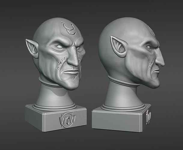 The Jailer bust - WarCraft Shadowlands 3D print model
