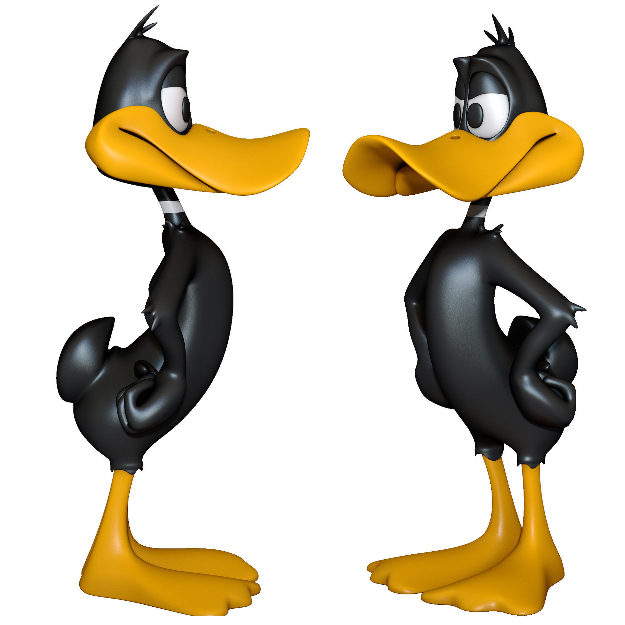 Daffy duck 3D model_2