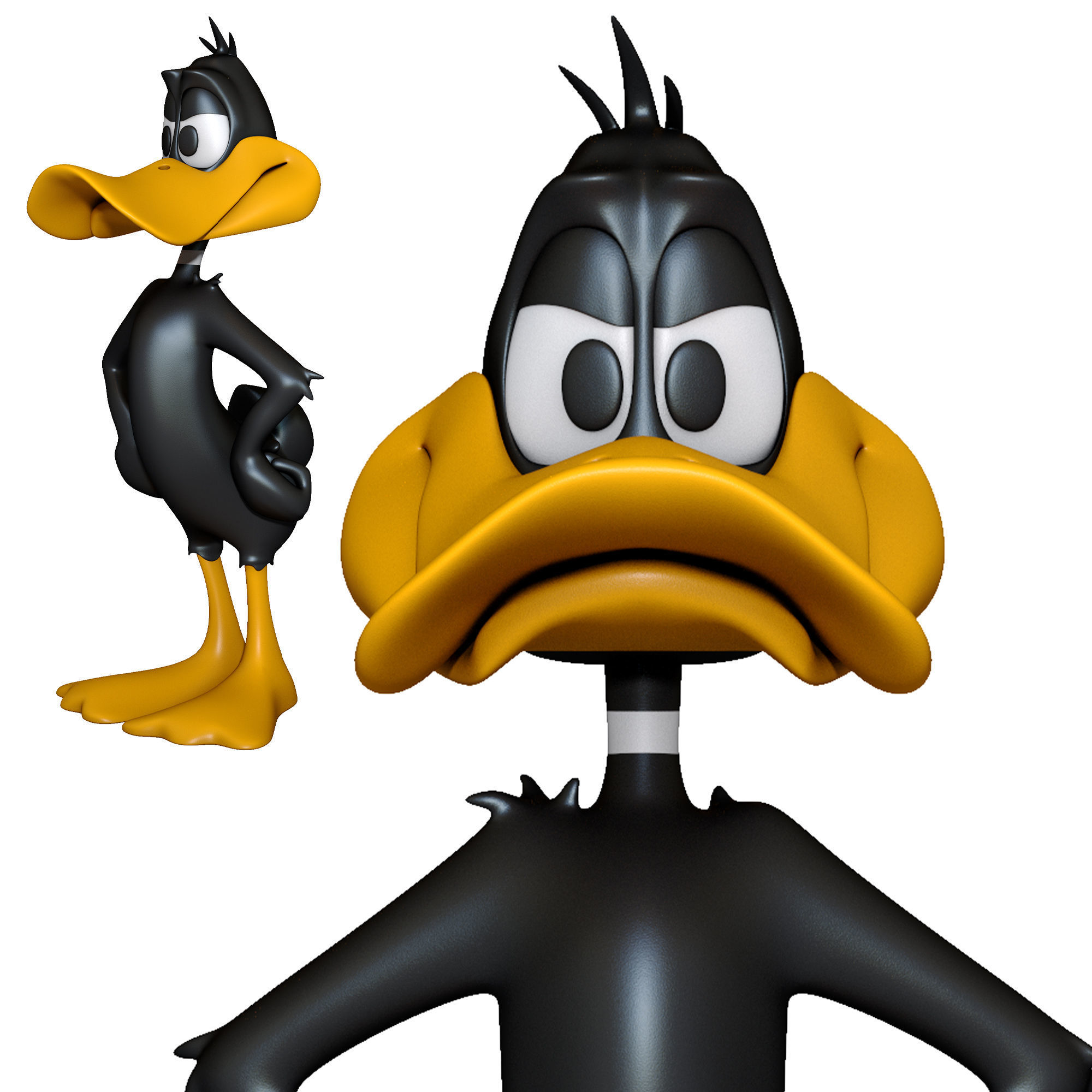 Daffy duck 3D model_1