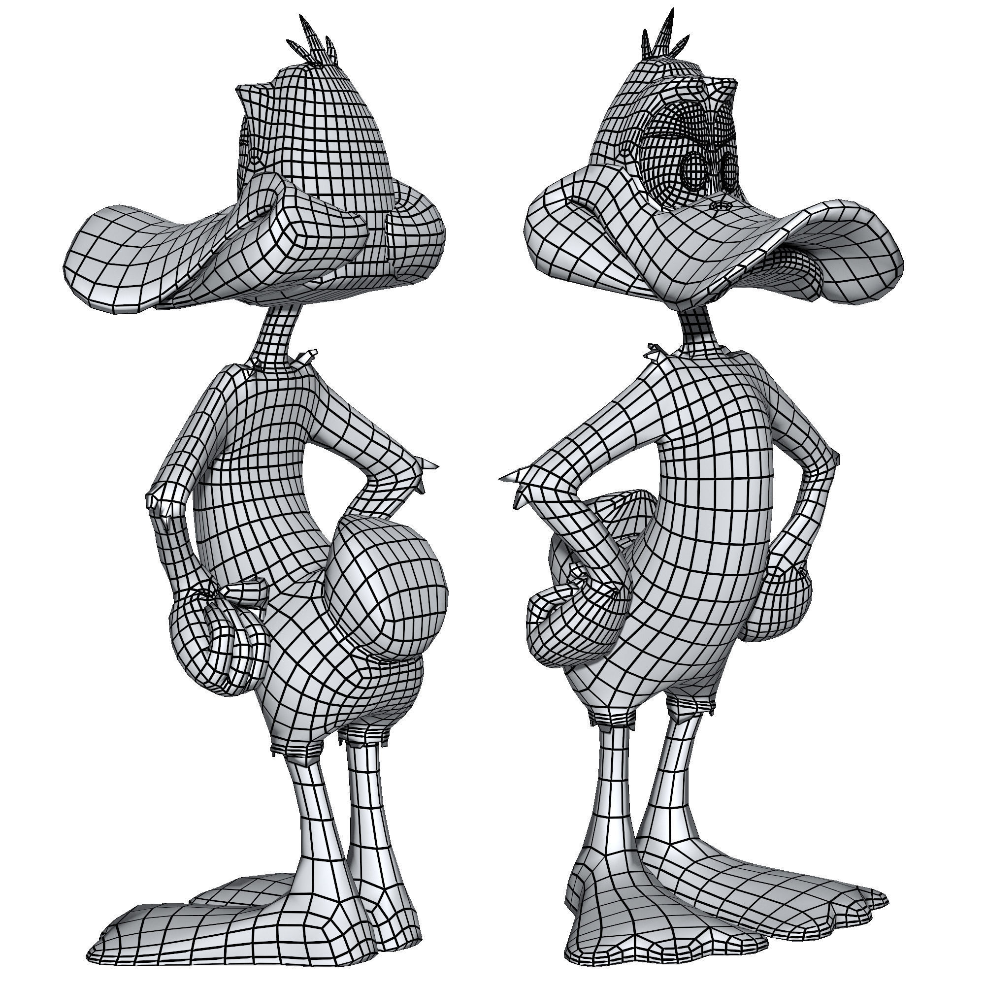 Daffy duck 3D model_4