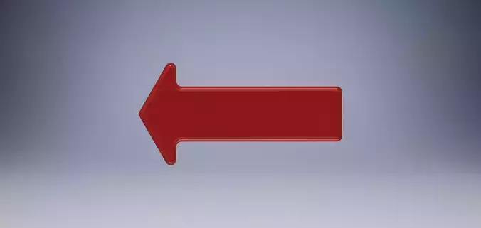 Modern Arrow straight 120 degree apex Free 3D model