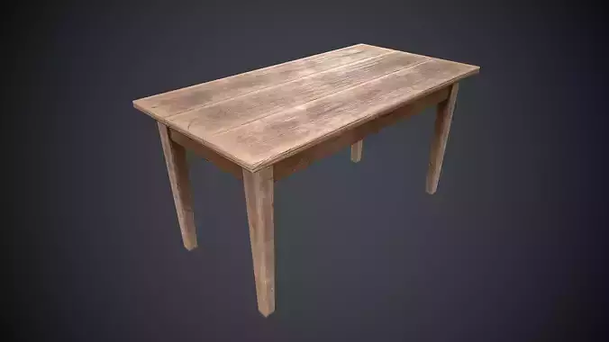 Table Wooden PBR
