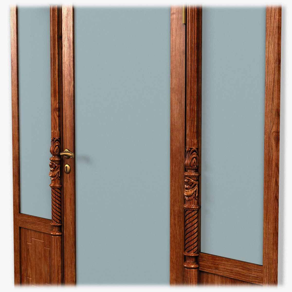 Door0051 victorian door 3D model_3