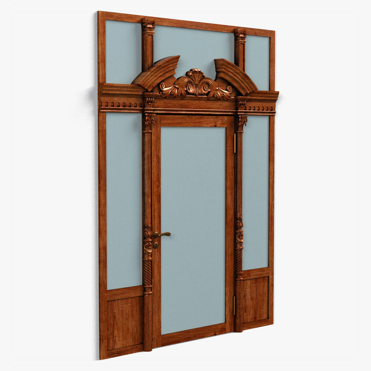 Door0051 victorian door 3D model_1