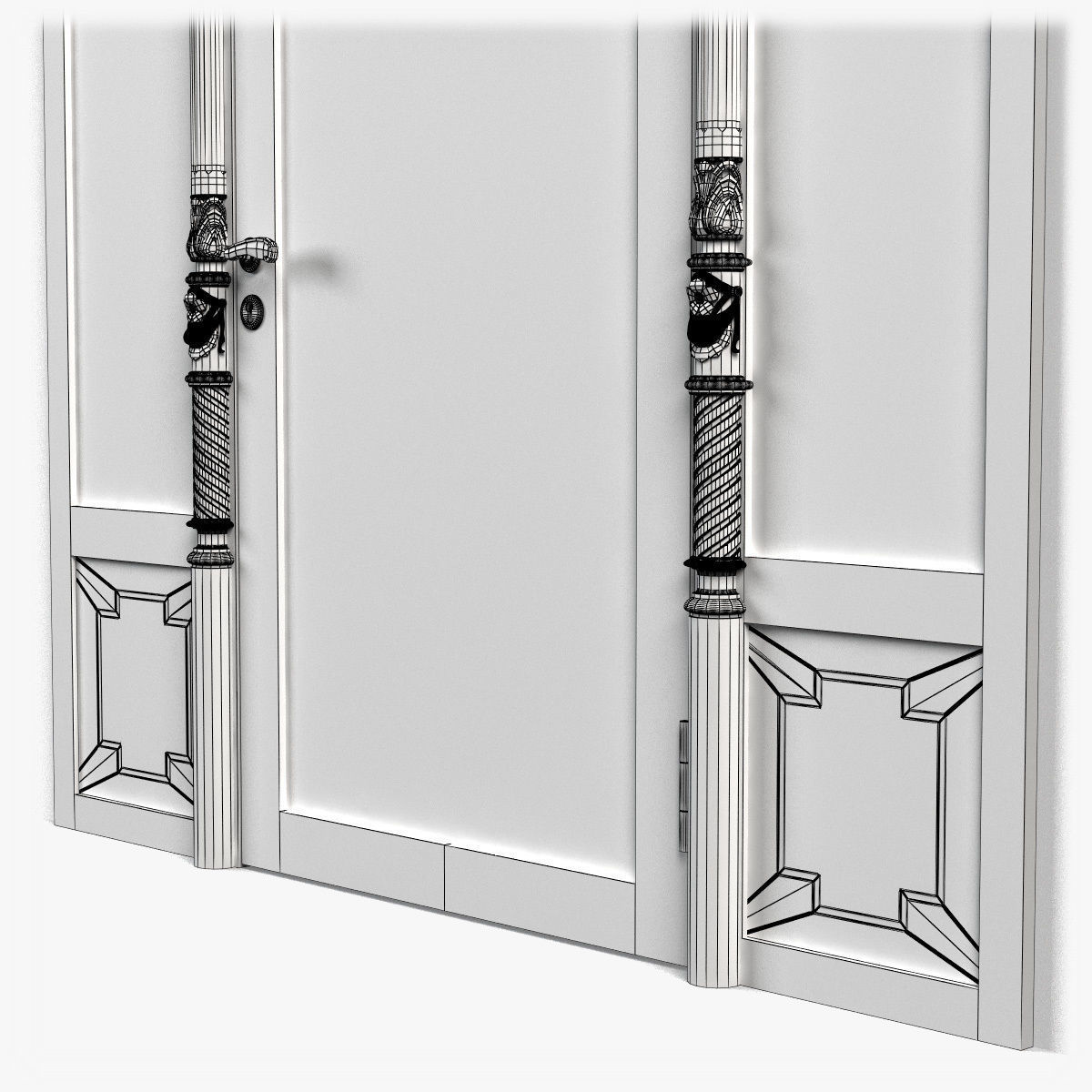 Door0051 victorian door 3D model_14