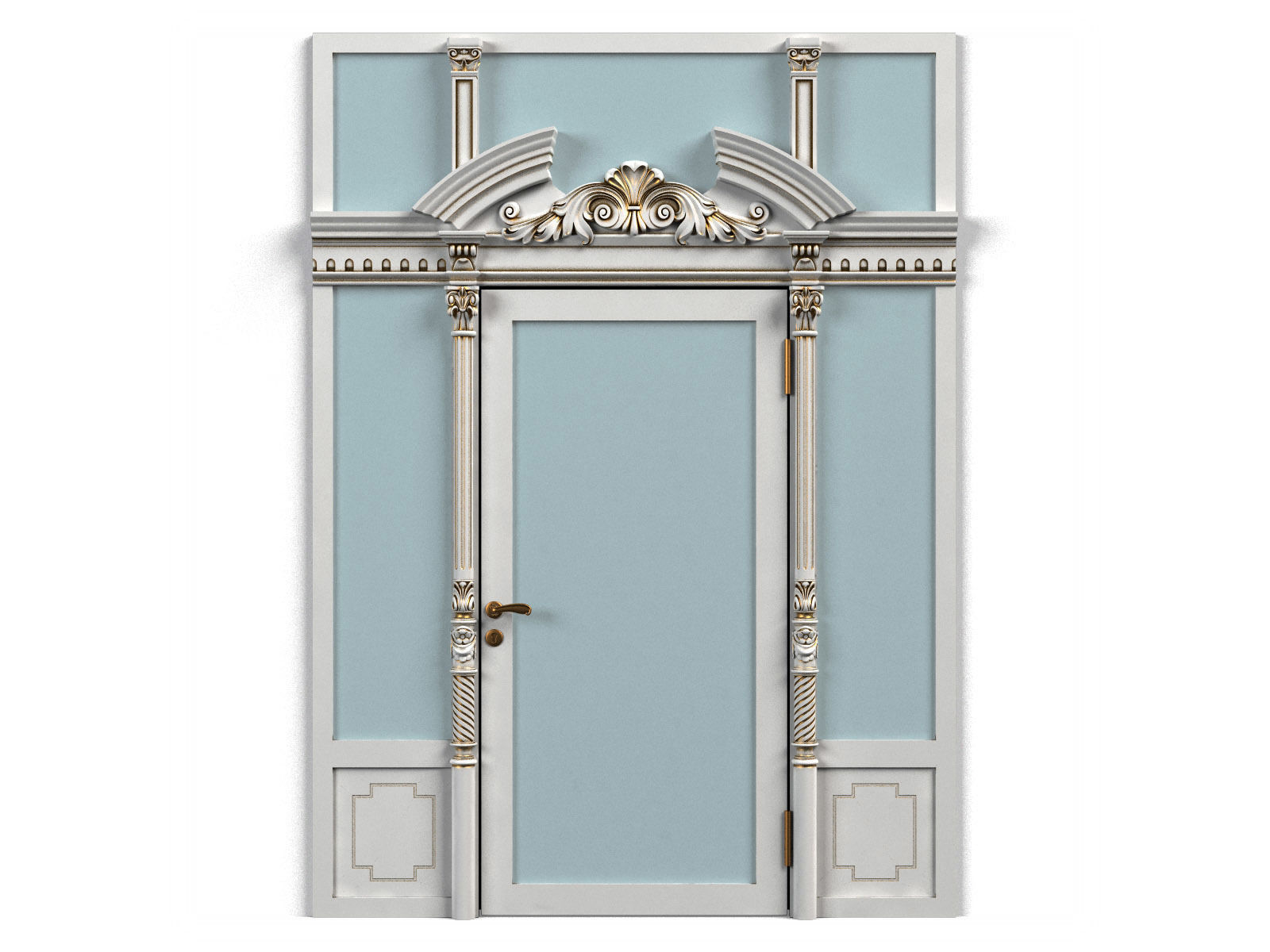 Door0051 victorian door 3D model_5