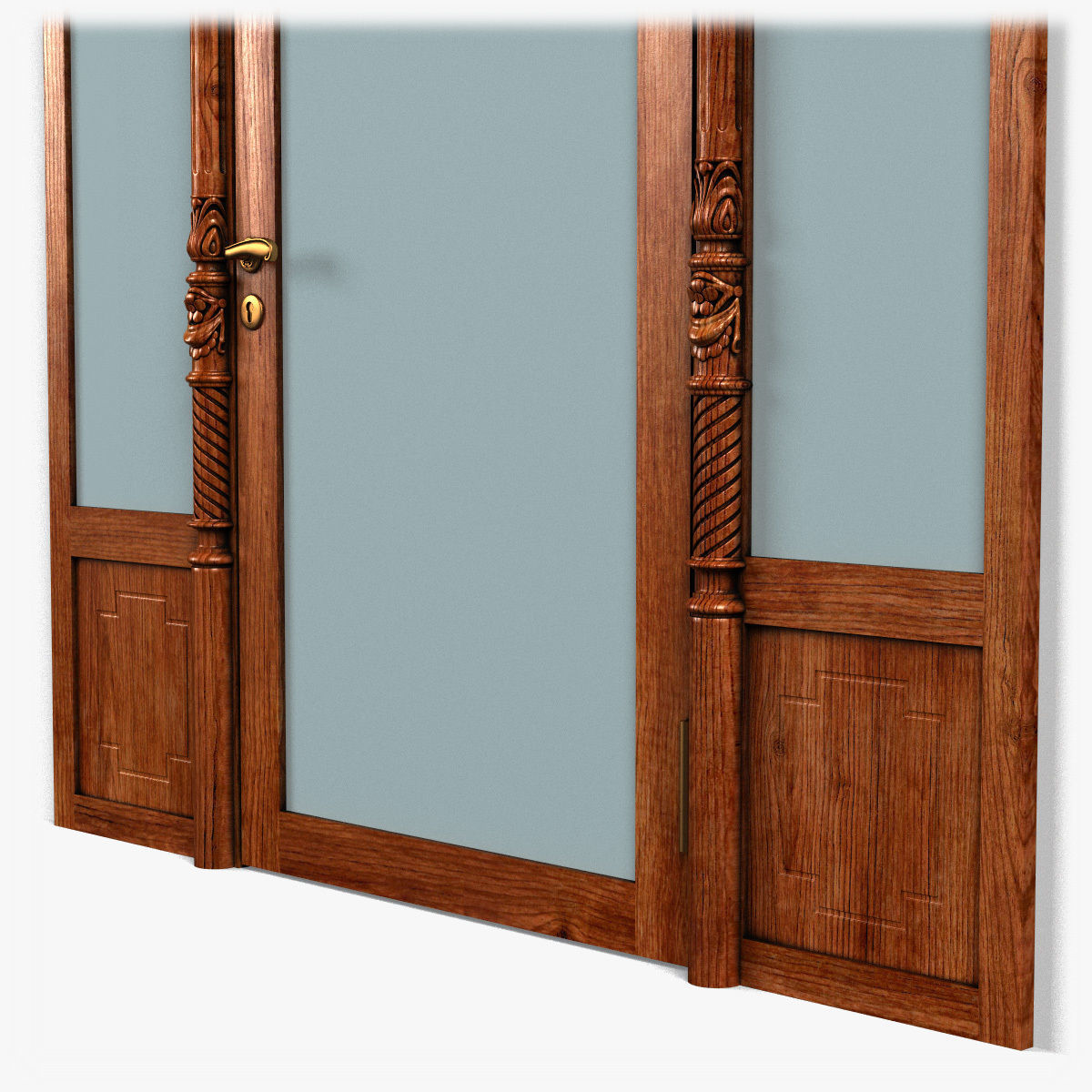 Door0051 victorian door 3D model_4