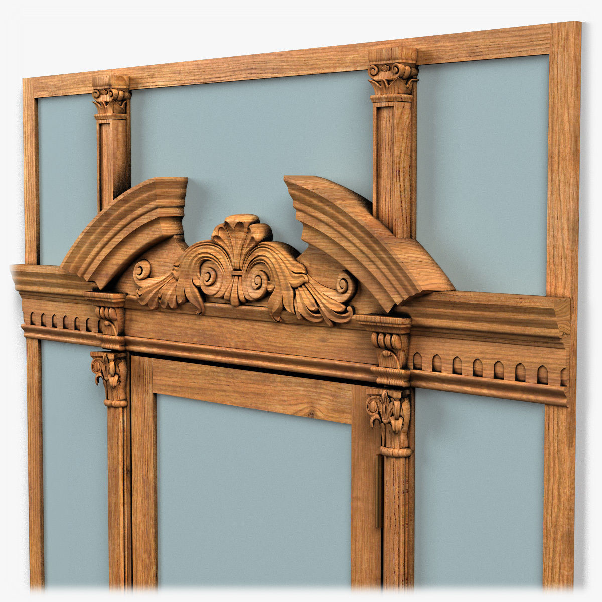 Door0051 victorian door 3D model_9