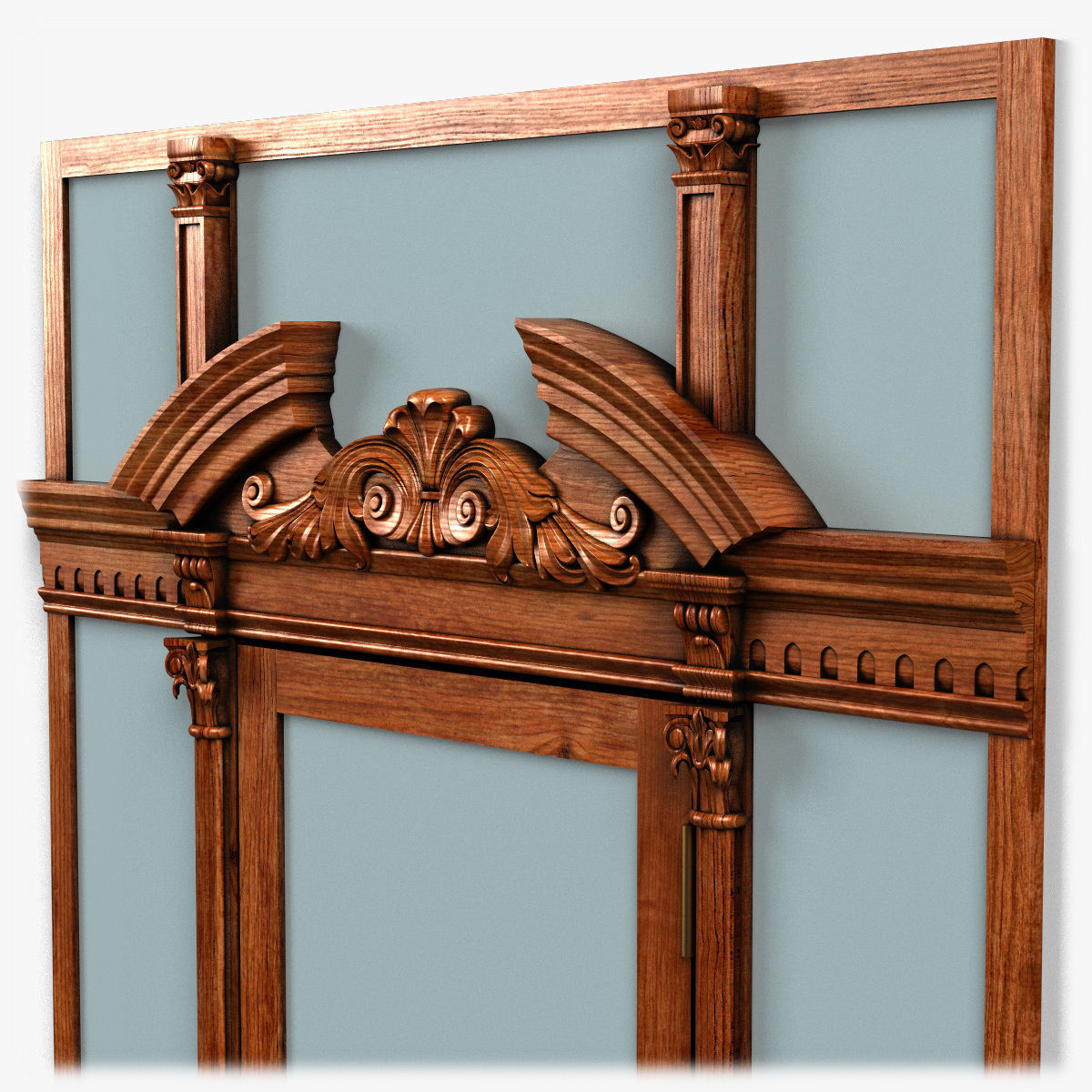 Door0051 victorian door 3D model_2