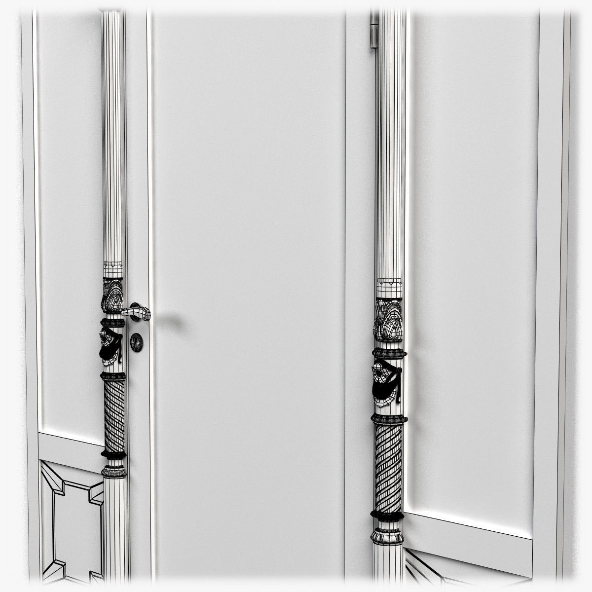 Door0051 victorian door 3D model_13