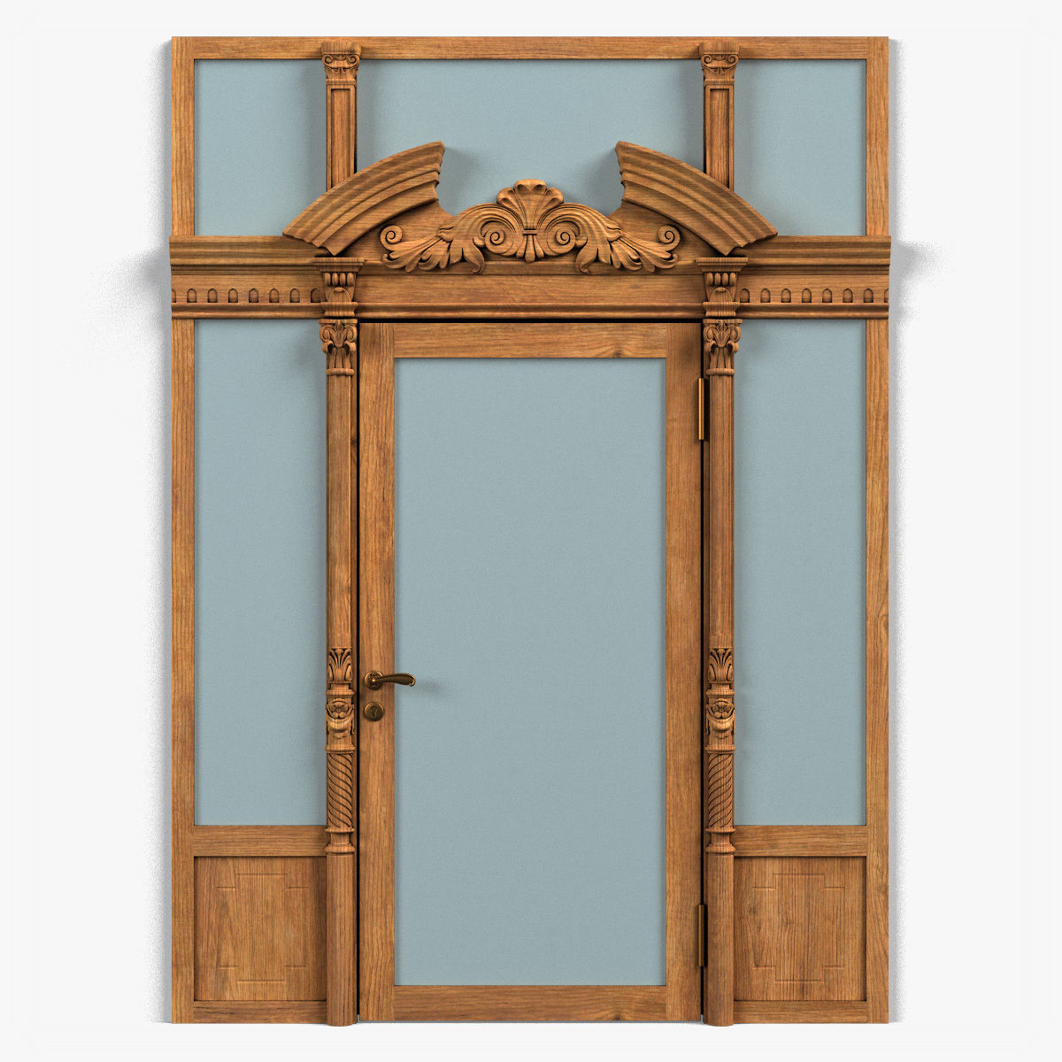 Door0051 victorian door 3D model_7