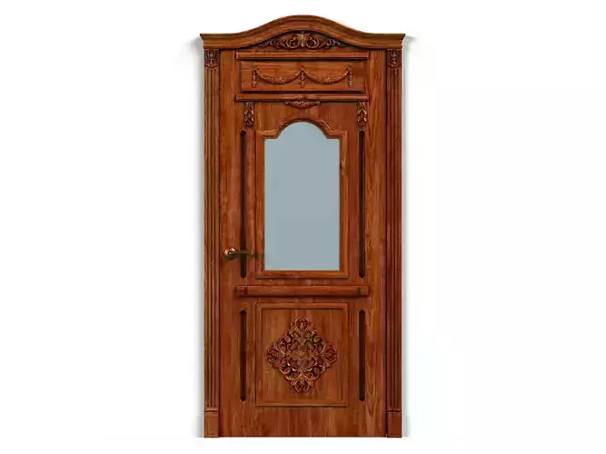 Door0053 ornate wooden door