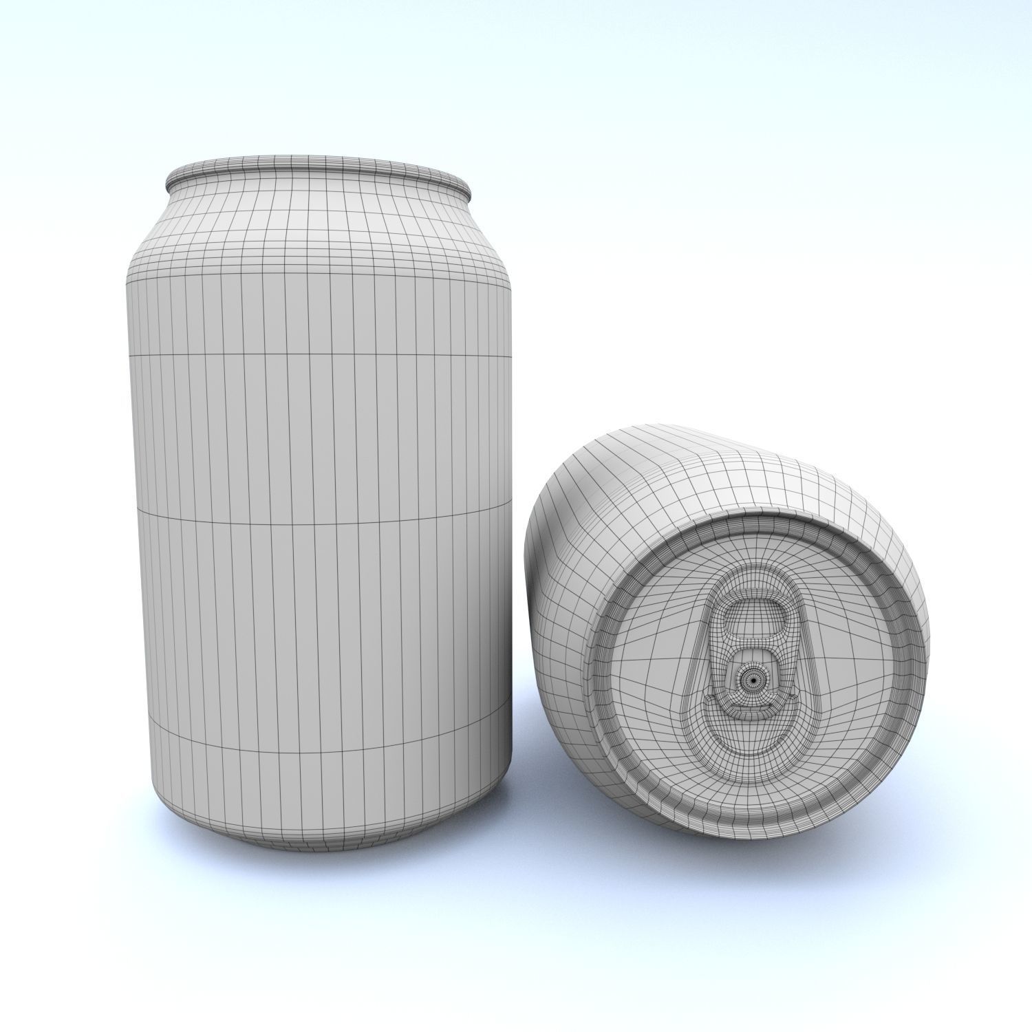 Beverage can 163 ml Low-poly 3D model_11