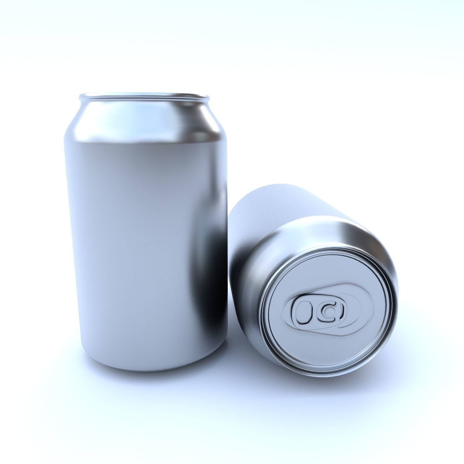 Beverage can 163 ml Low-poly 3D model_5