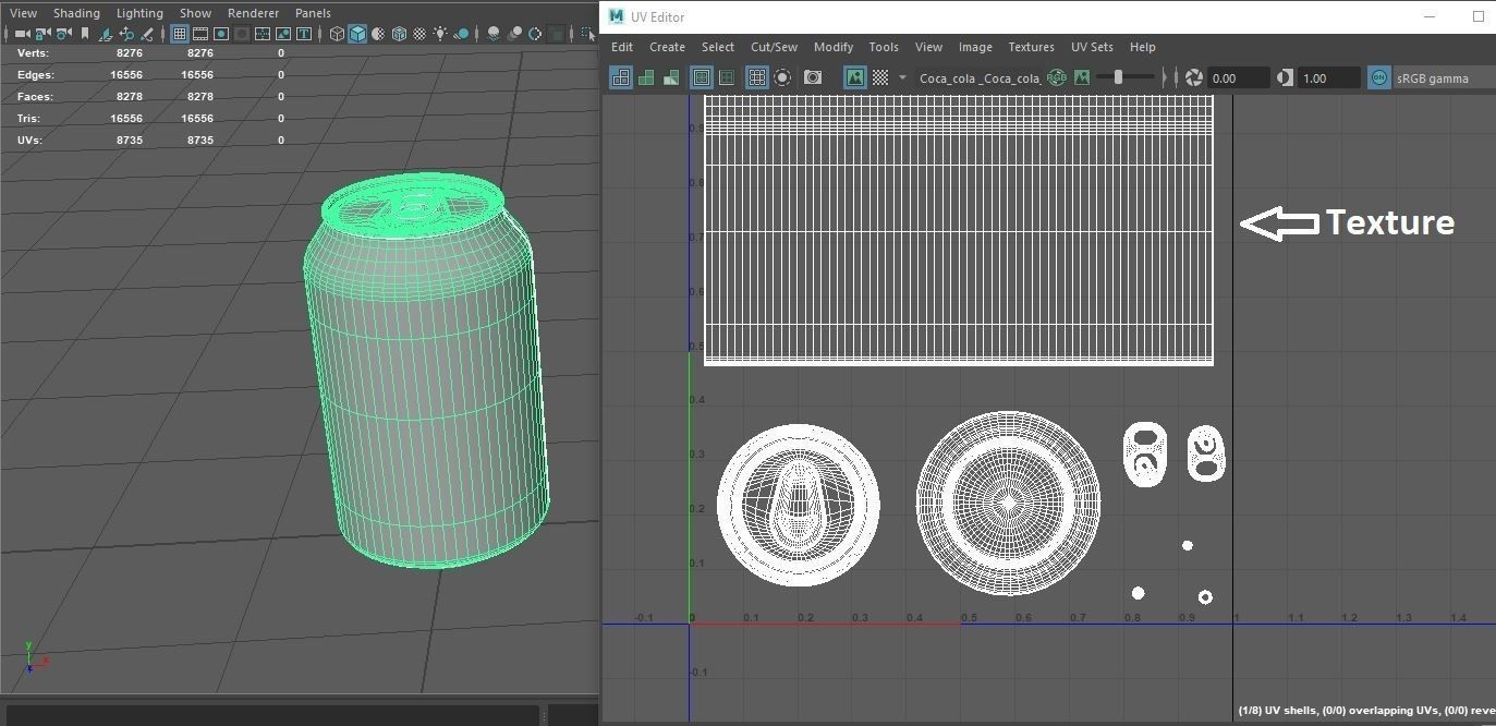 Beverage can 163 ml Low-poly 3D model_12