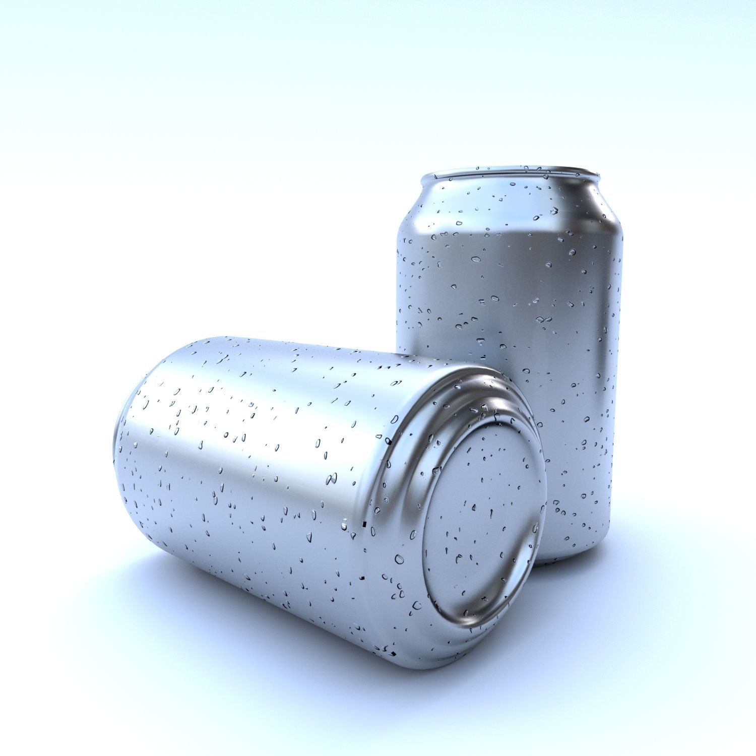 Beverage can 163 ml Low-poly 3D model_4