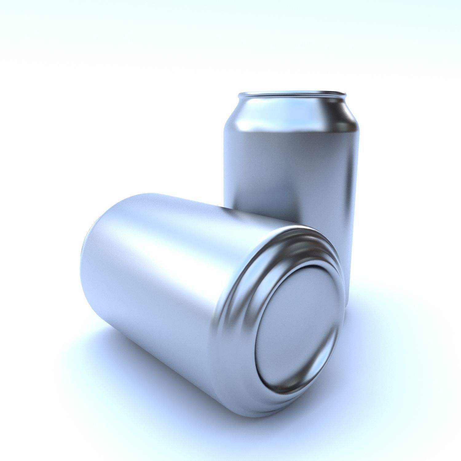 Beverage can 163 ml Low-poly 3D model_7
