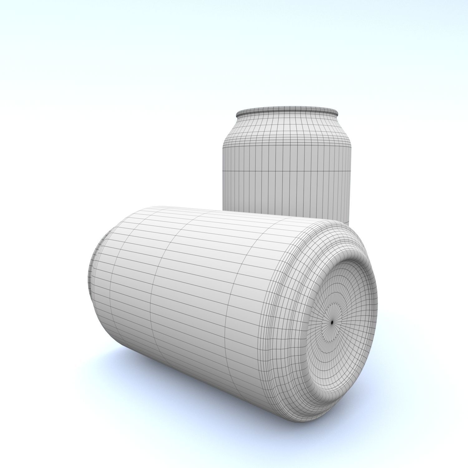 Beverage can 163 ml Low-poly 3D model_9