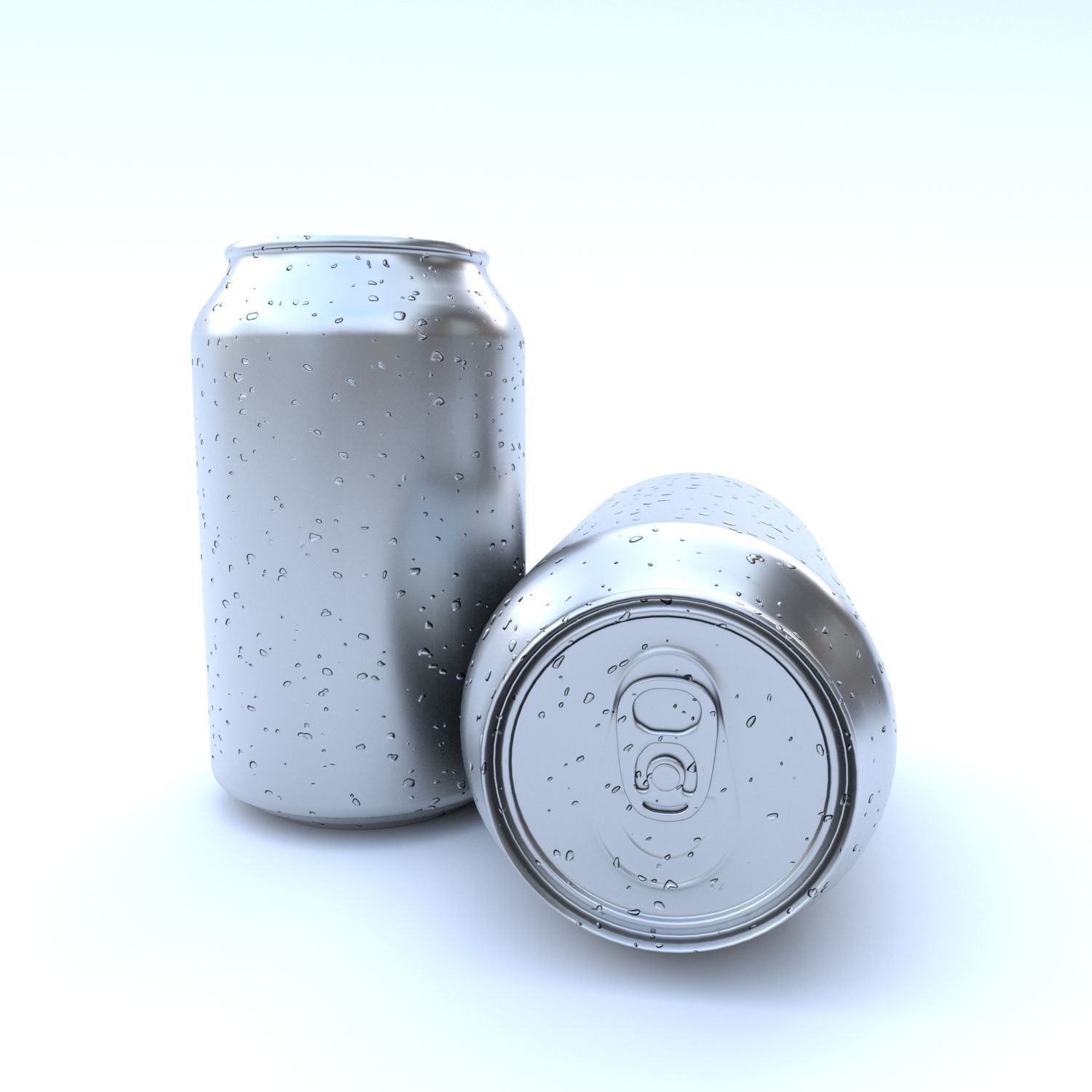Beverage can 163 ml Low-poly 3D model_2
