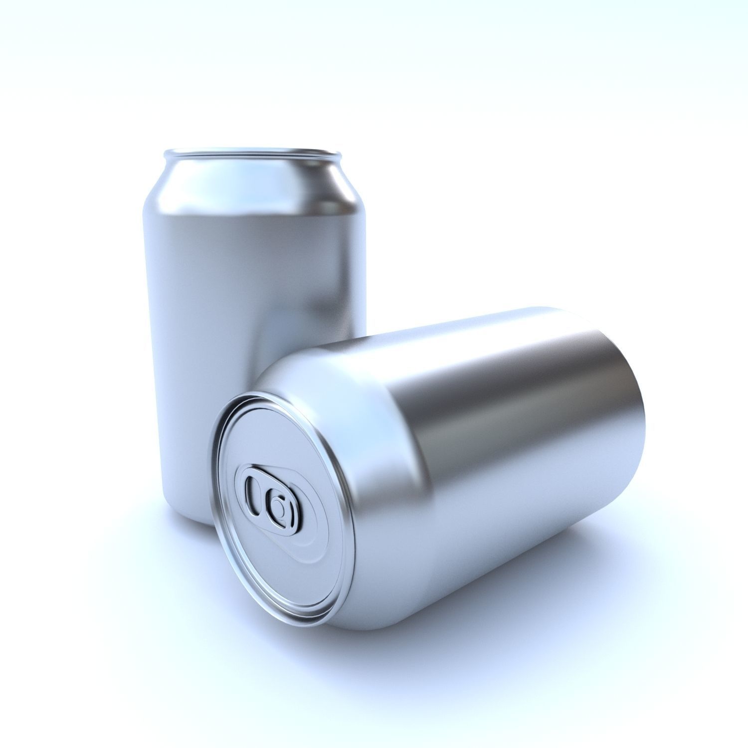 Beverage can 163 ml Low-poly 3D model_6