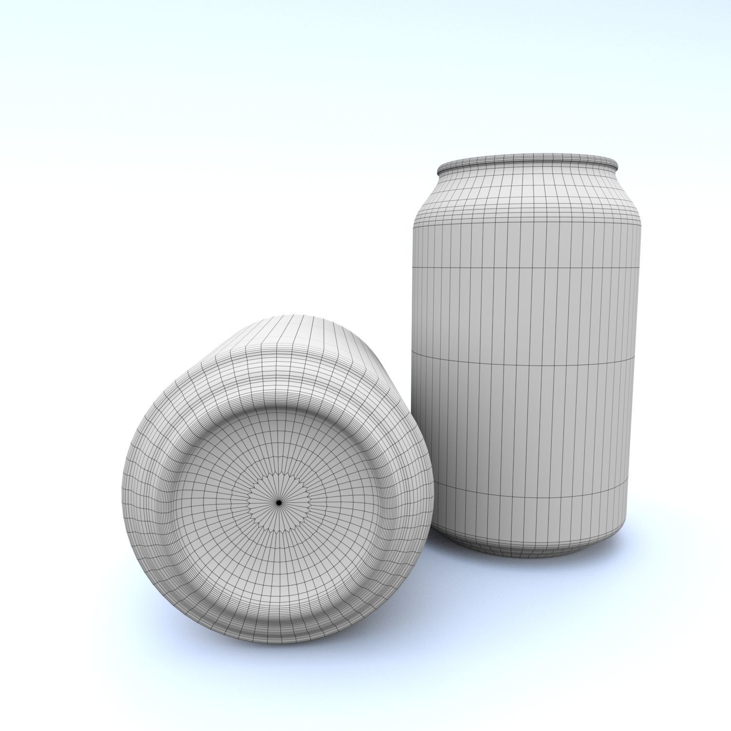 Beverage can 163 ml Low-poly 3D model_10