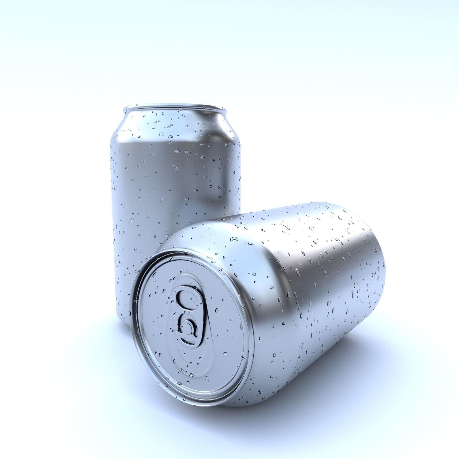 Beverage can 163 ml Low-poly 3D model_3