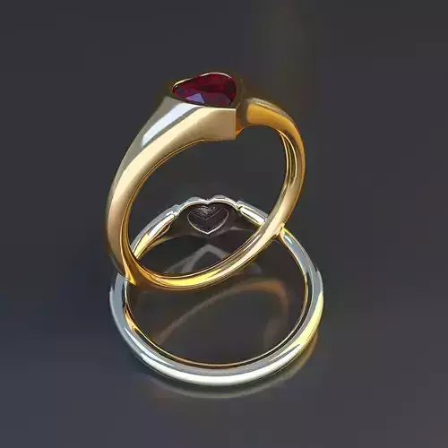  ring with heart