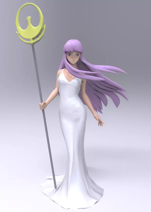 Athena - Saint Seiya 3D print model_0