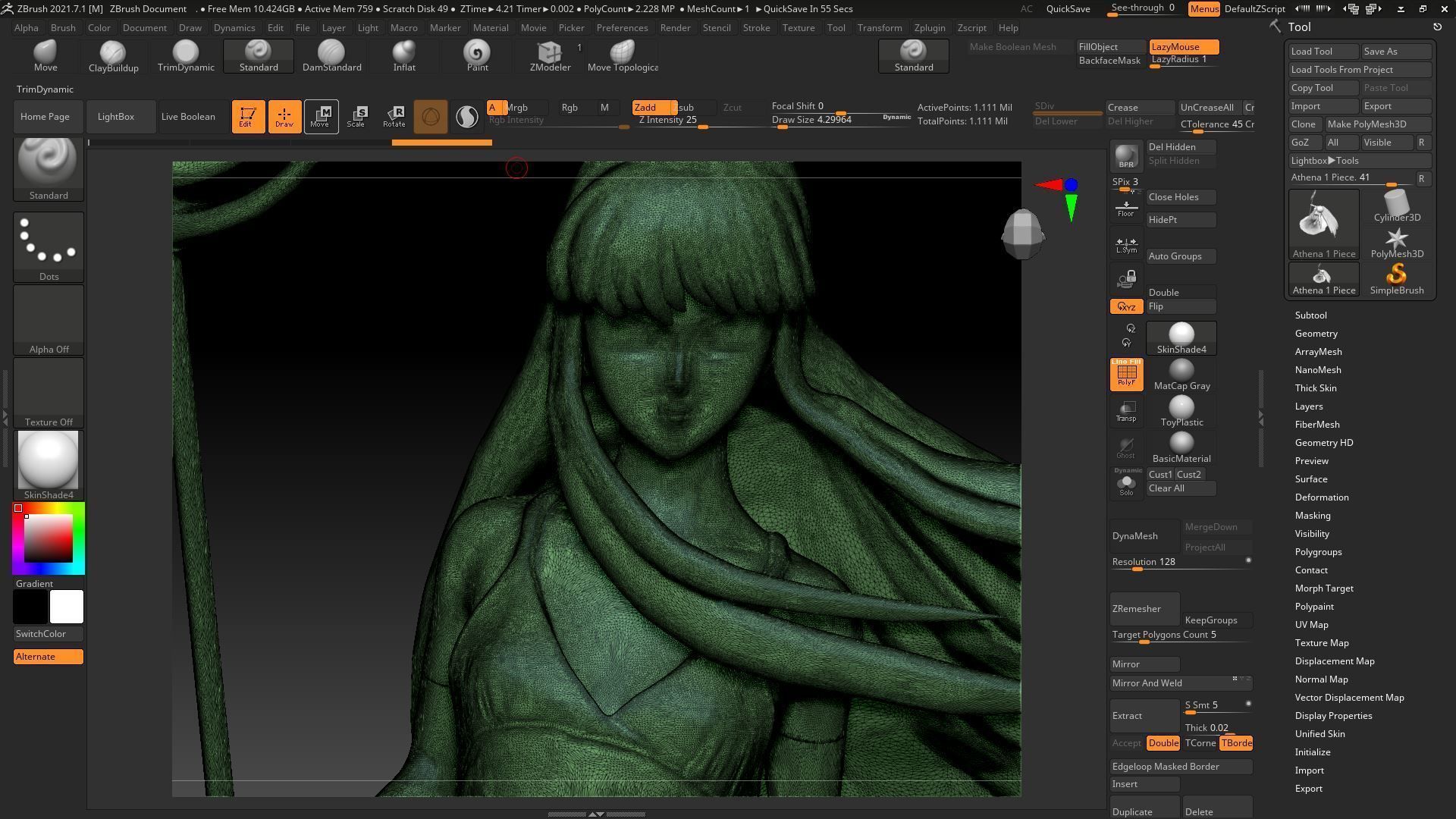 Athena - Saint Seiya 3D print model_1